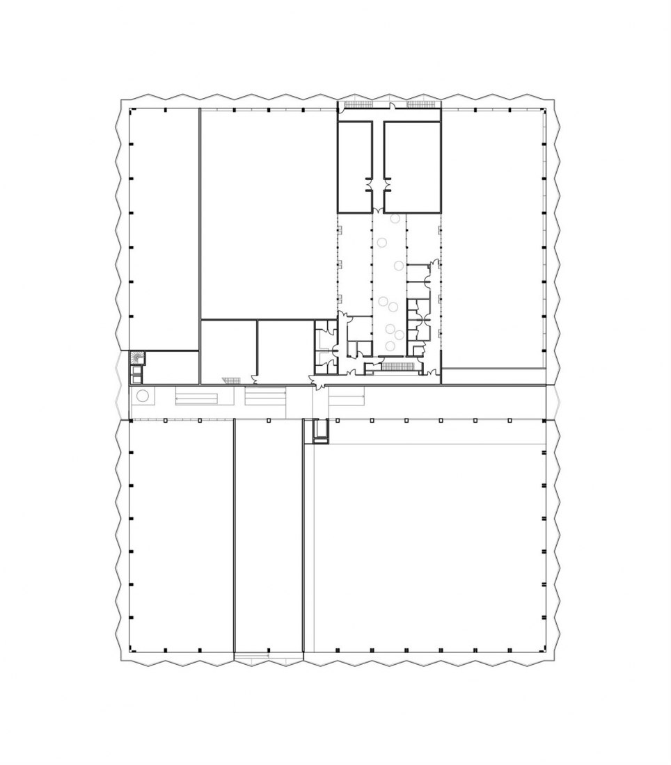 Third floor. Sport Center Paris by Leclercq Associés architecture