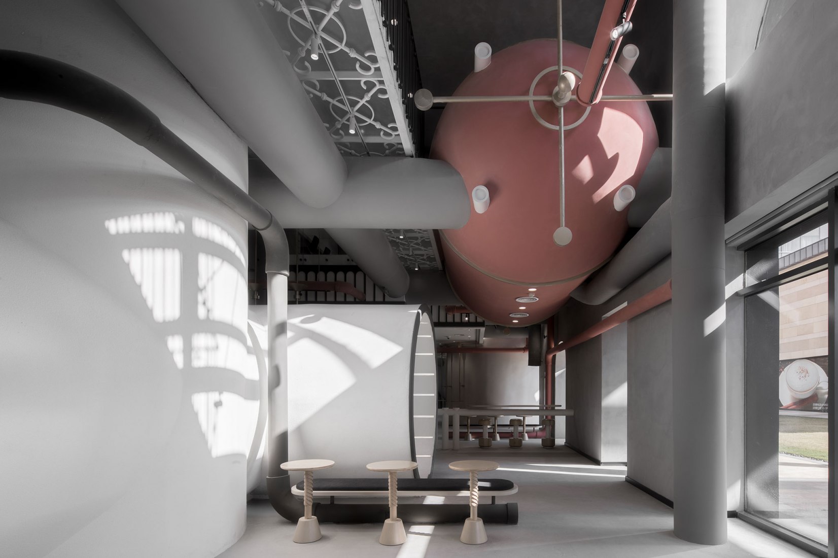 Interior, planta primera. Ideas Lab por LI Xiang. Fotografía © SHAO Feng