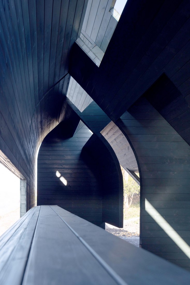 Experiment on space prototype. Wood Pavilion #1 by LIN Architecture ...
