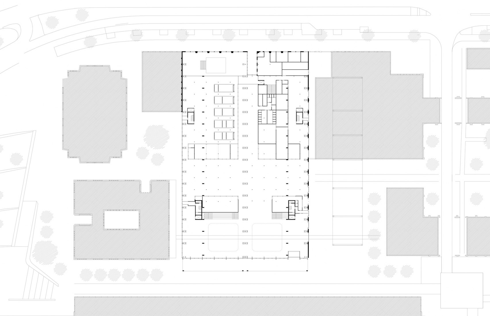 Plano de situación. LocHal por CIVIC Architects. Imagen cortesía de CIVIC Architects