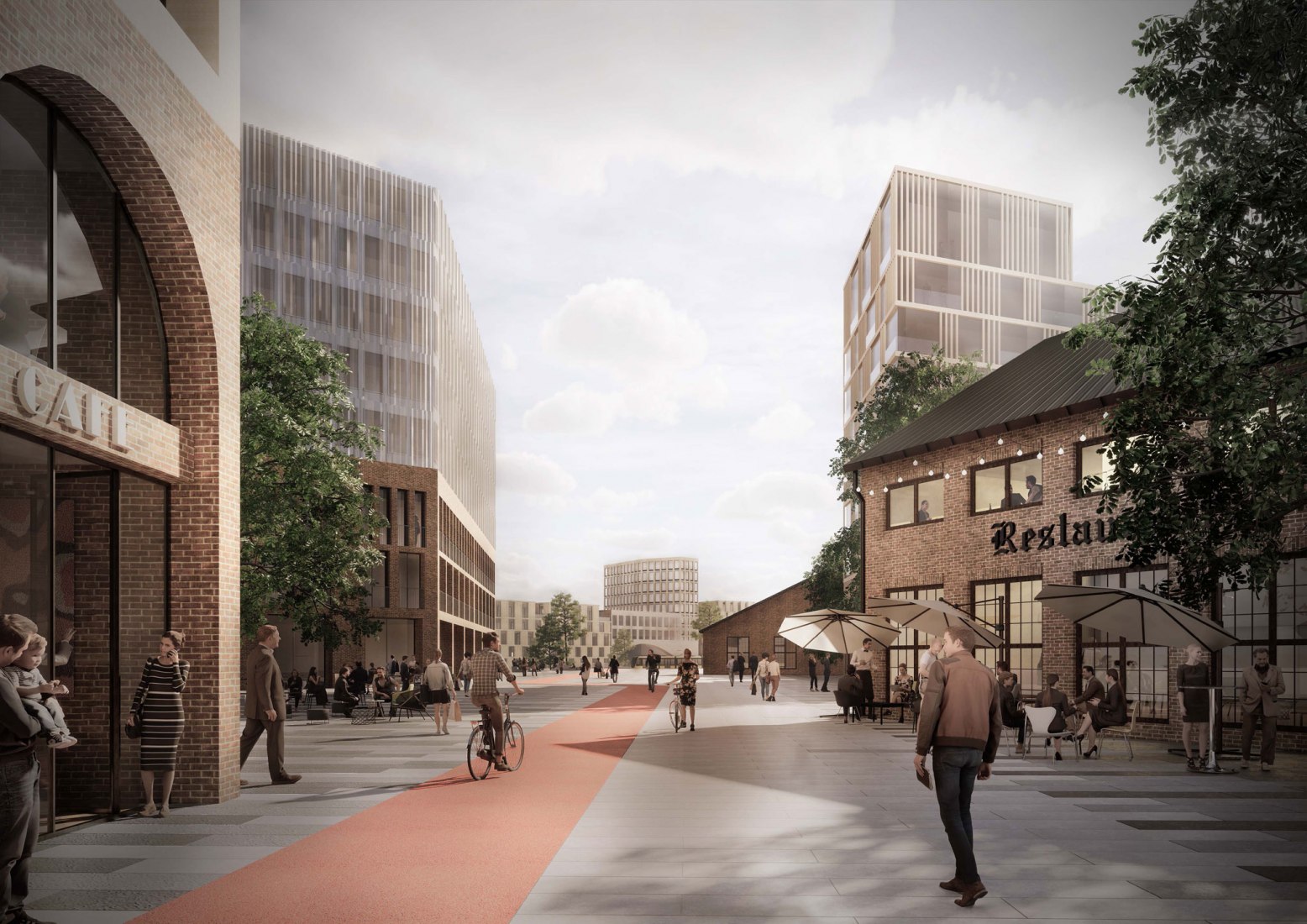 Riihimäki Station Area Master Plan by Arkkitehdit LSV, Jolma Architects, TUPA architecture, Nomaji maisema-arkkitehdit, and Ramboll Finland. 