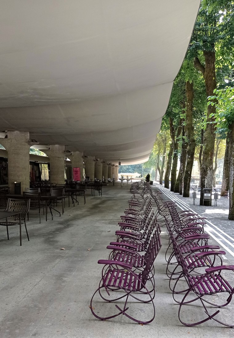 Bonifacio VIII thermal waters complex in Fiuggi by Luigi Moretti. Photograph by Eleonora Carrano