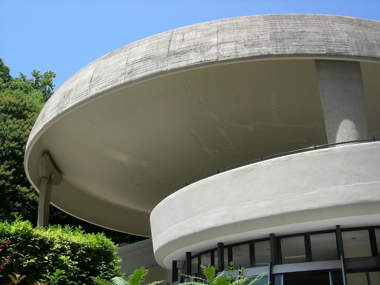 Bonifacio VIII thermal waters complex in Fiuggi by Luigi Moretti. Photograph by Eleonora Carrano