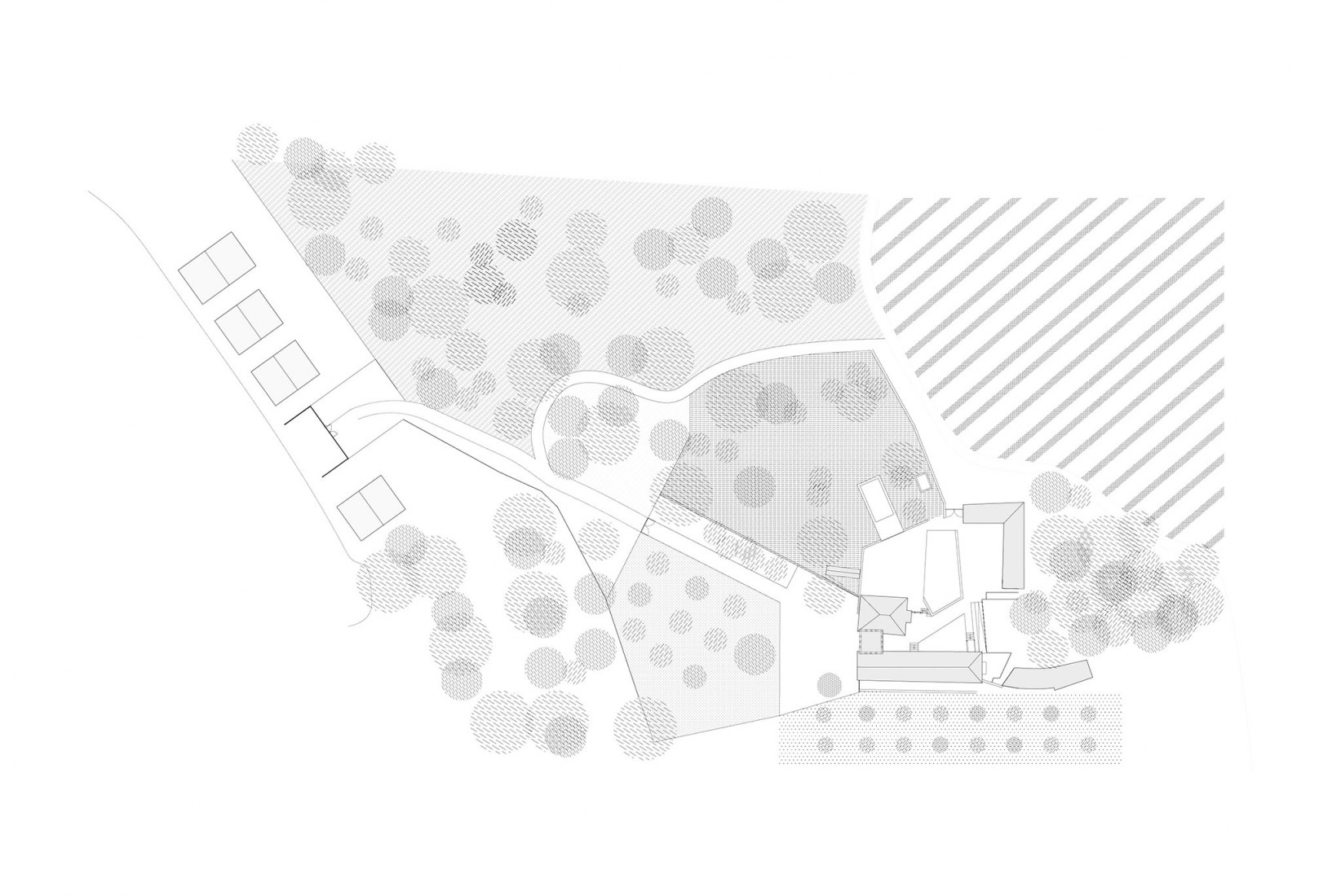 Site plan. Zebros country house by M-AO.