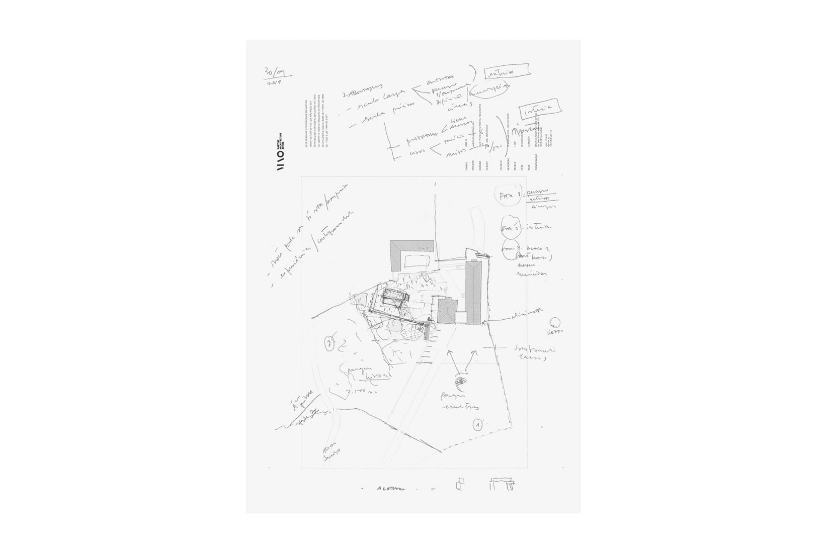 Skecth. Zebros country house by M-AO.