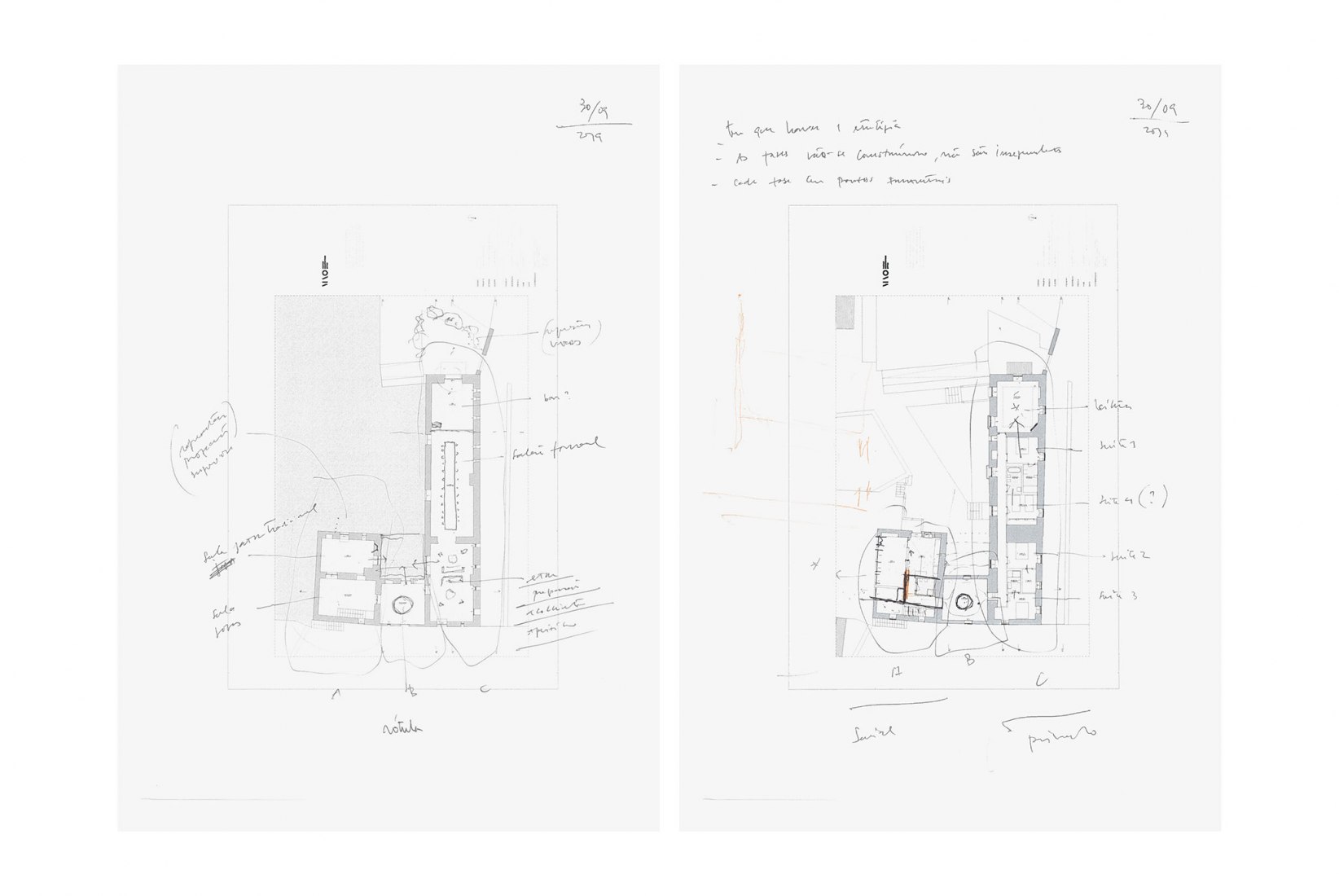 Skecth. Zebros country house by M-AO.