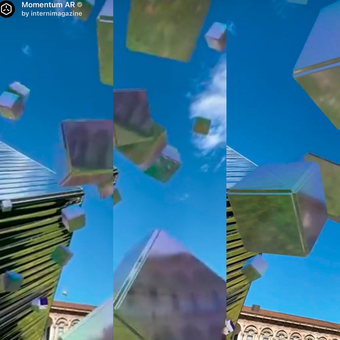 «Momentun» AR por MAD Architects. Fotografía por la cuenta de Instagram de Interni magazine.