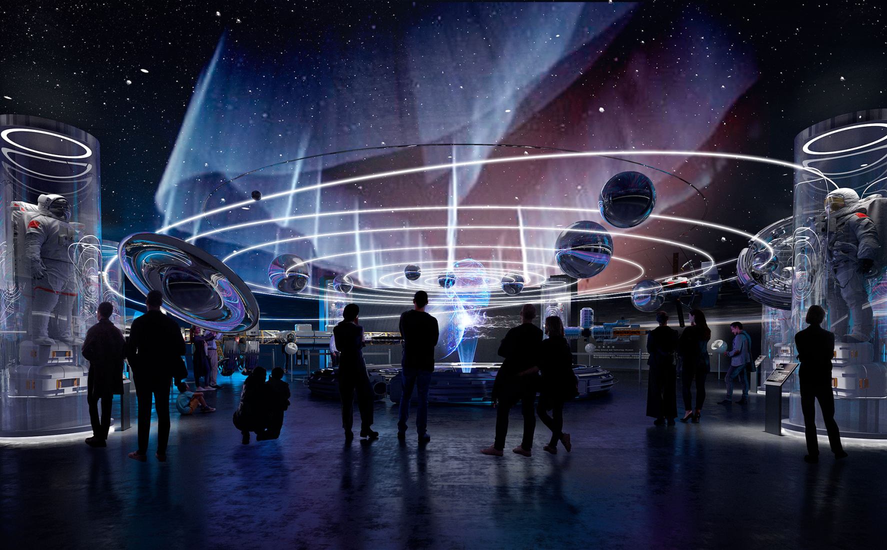 Rendering. The Hainan Science Museum by Ma Yansong/MAD Architects.