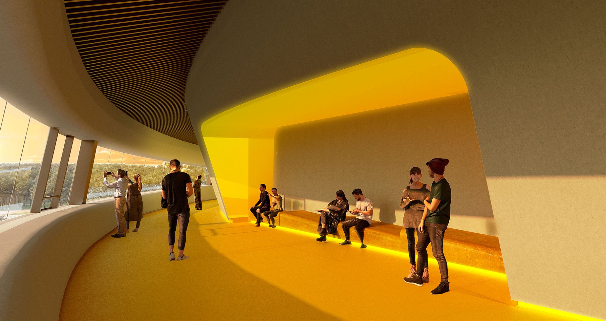 Rendering. The Hainan Science Museum by Ma Yansong/MAD Architects.