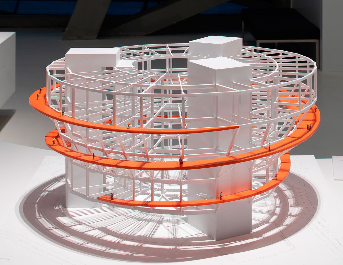 Model. The Hainan Science Museum by Ma Yansong/MAD Architects.
