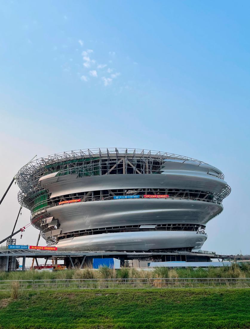 The Hainan Science Museum by Ma Yansong/MAD Architects. Photograph by MAD Architects.