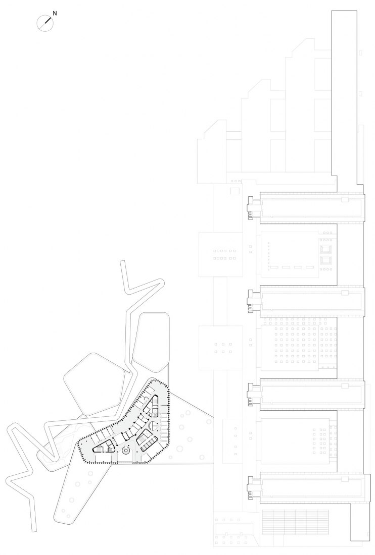 Floor plan 20. The Maersk Tower by C.F. Møller Architects. 
