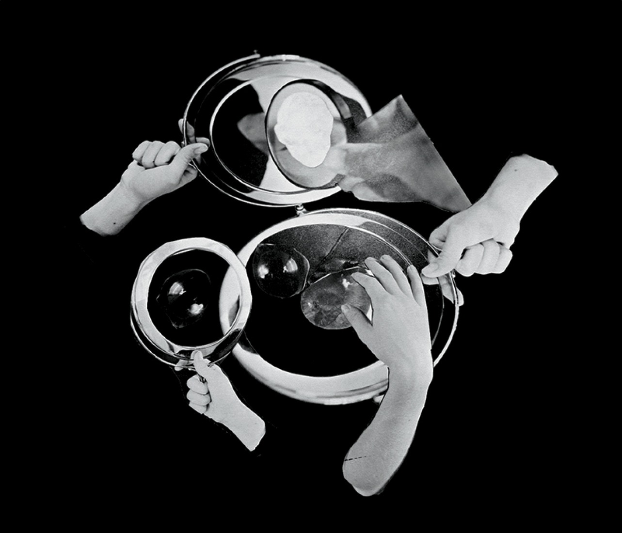 Hand Mirror, 2013, Photographic print from negative. Photograph © Sarah Pucill. Courtesy of the Jersey Heritage Collections.