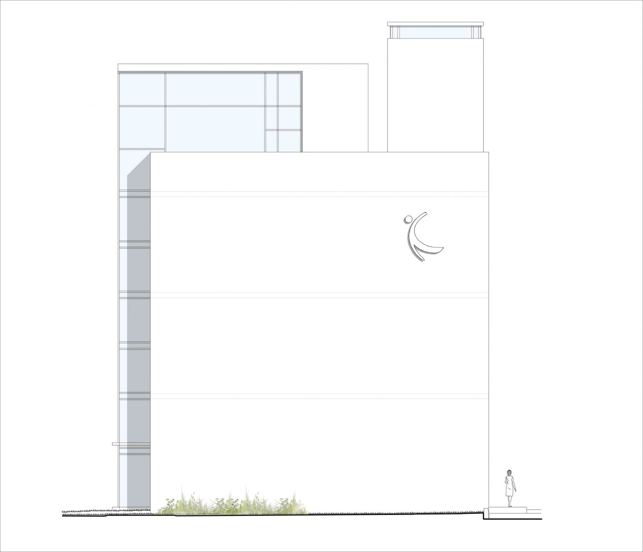 Elevation. Museum of Freedom and Human Rights by Mallol Arquitectos.