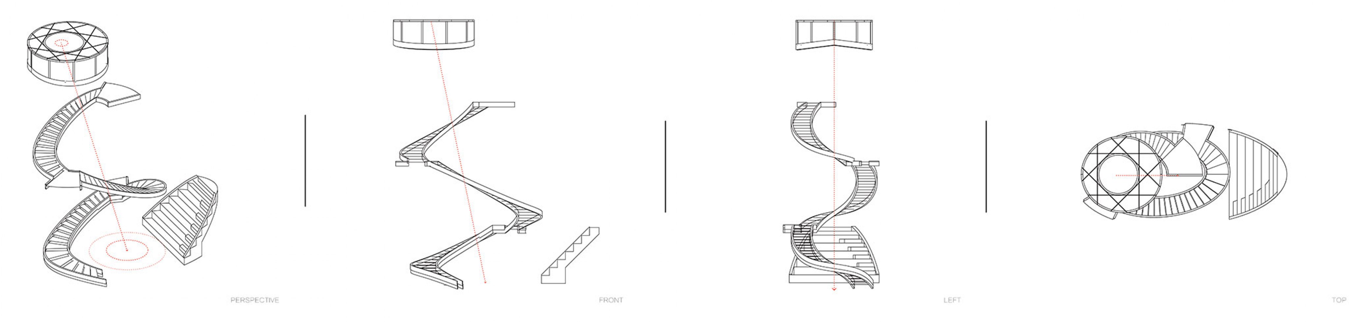 Escalera. Mandela Co-Working por RoarcRenew. Cortesía de RoarcRenew