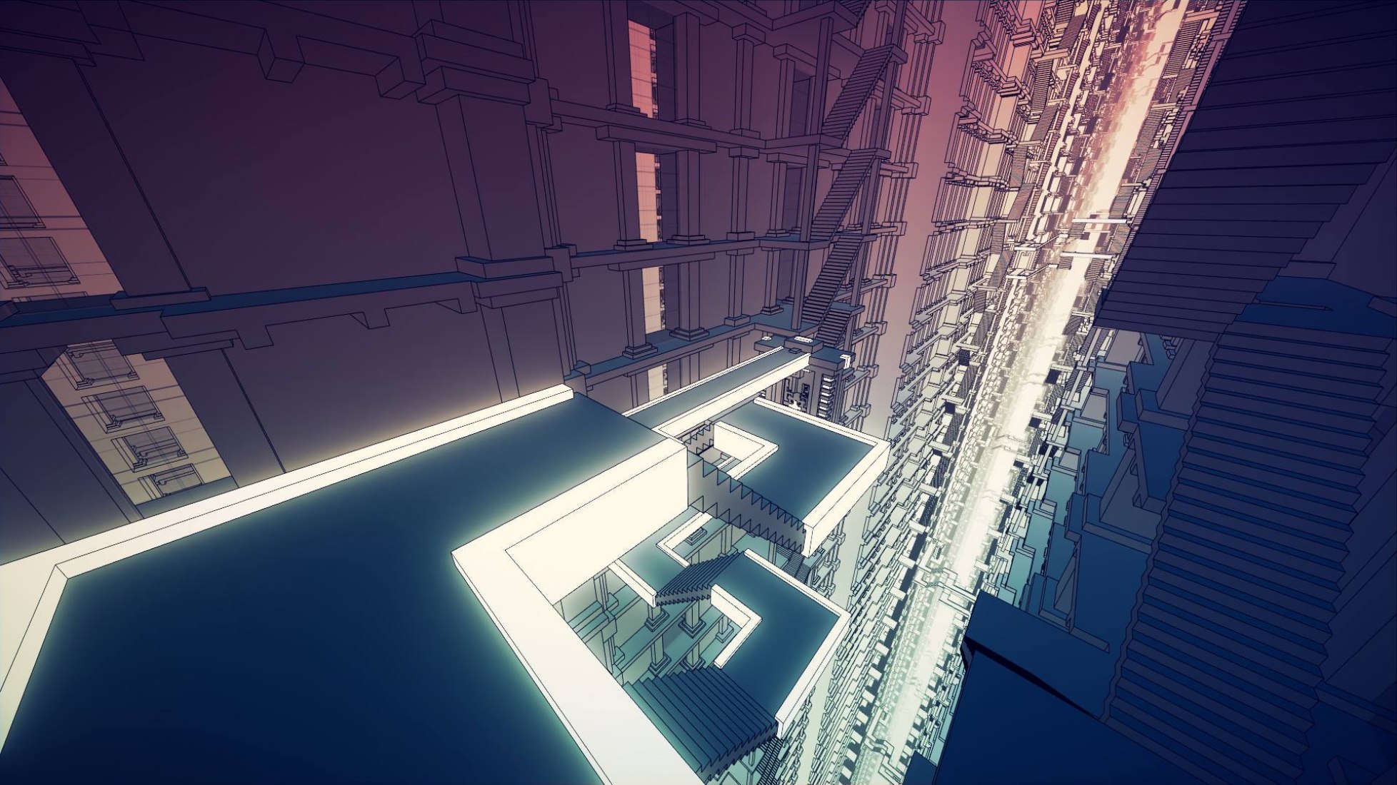 Manifold Garden game place. Image courtesy of Manifold Garden