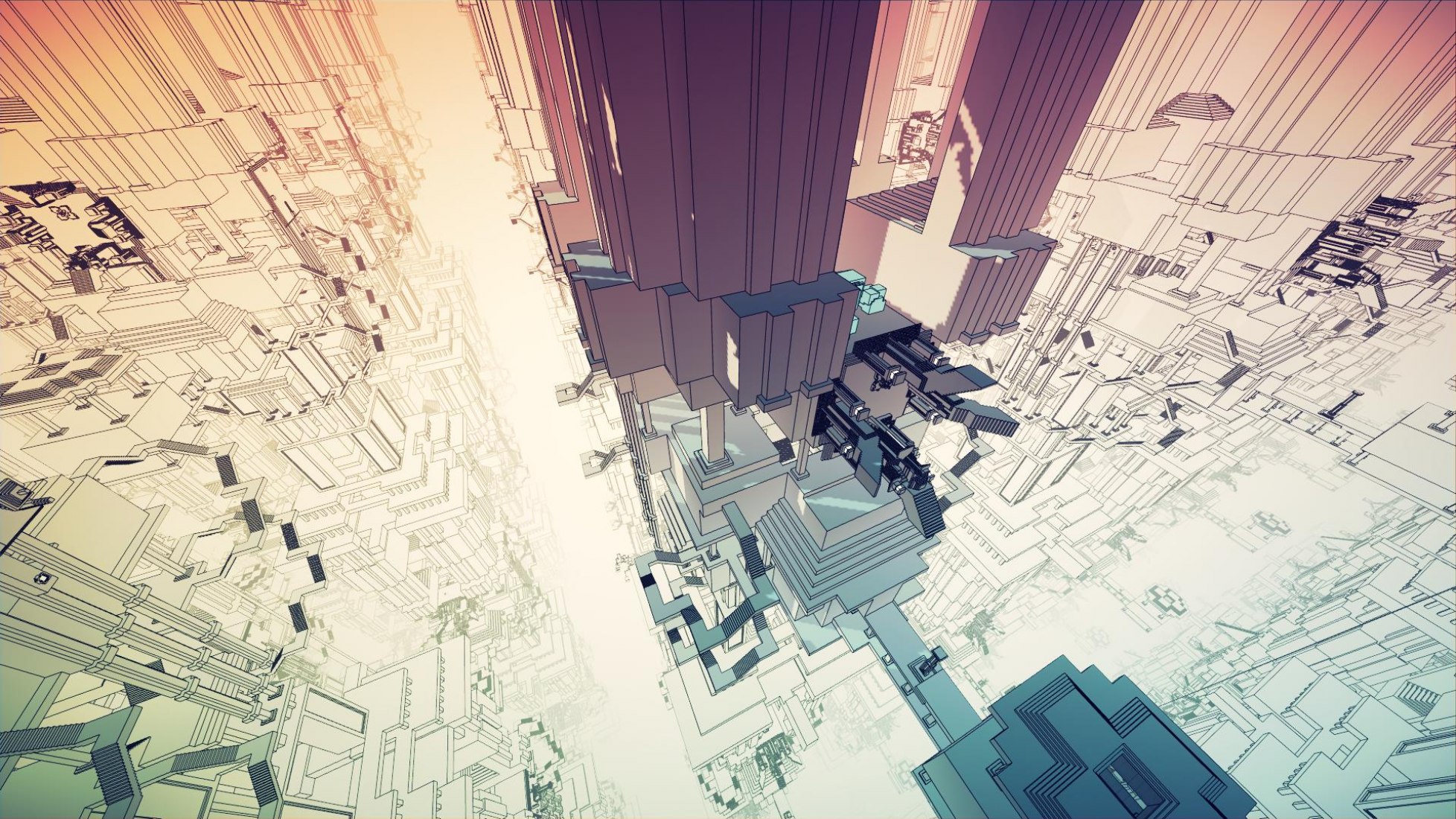 Manifold Garden game place. Image courtesy of Manifold Garden