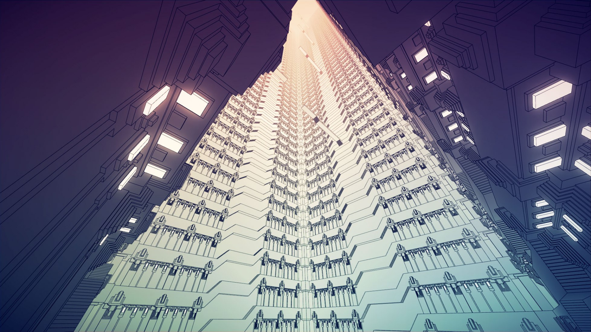 Manifold Garden game place. Image courtesy of Manifold Garden