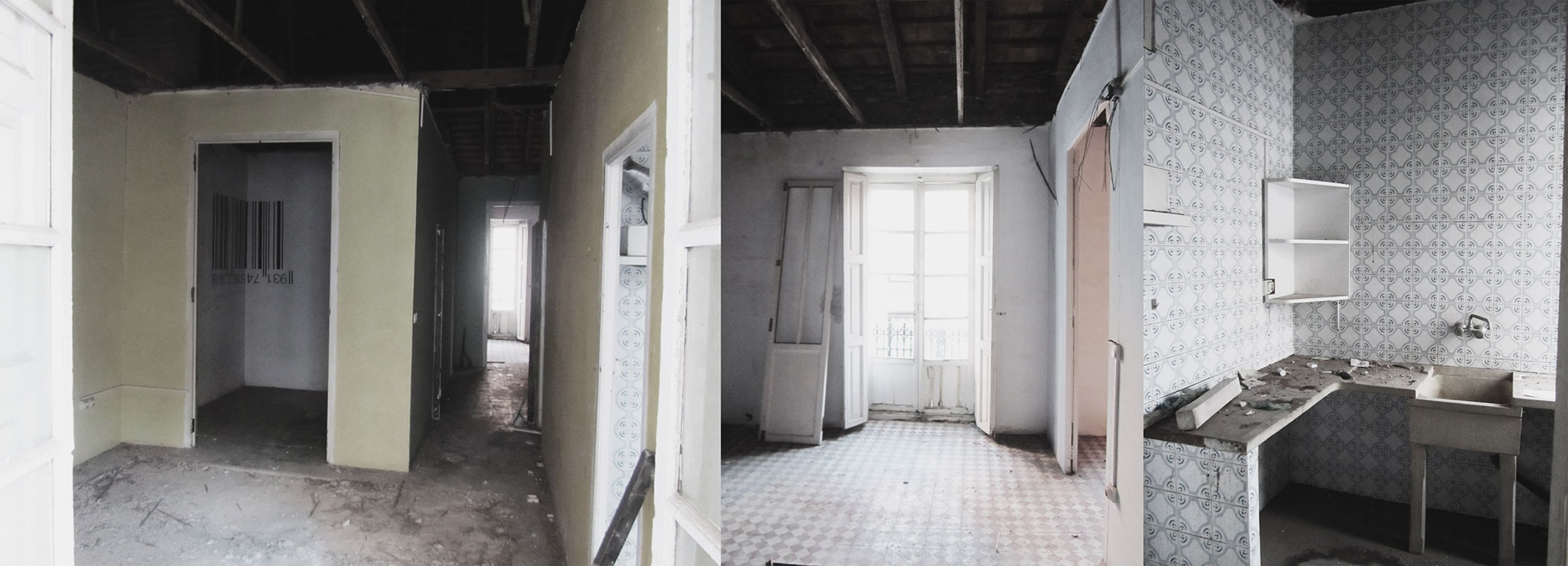 Previous state. Padre Jofre penthouse by Mano de Santo. 