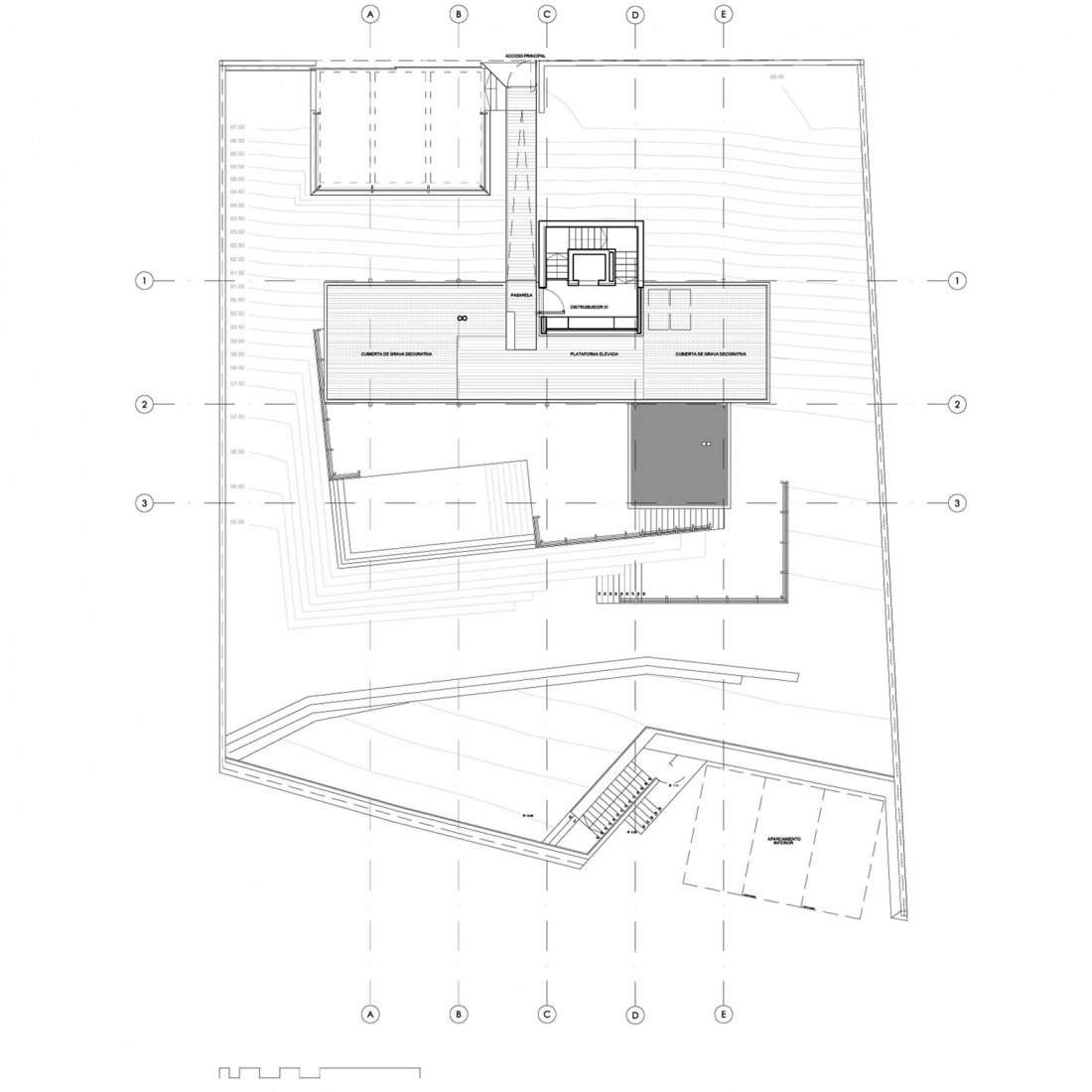 Plan 1. El bosque 161, a single-family housing project by Mano de Santo. Courtesy by Mano de Santo