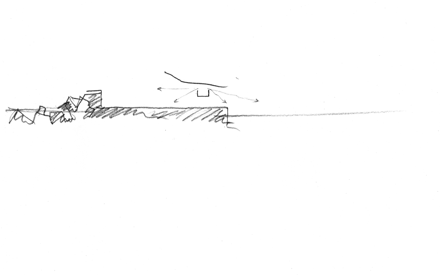 Croquis de Lonja Lira. Imagen ©Manuel Gallego y cortesía de Fundación Barrié.