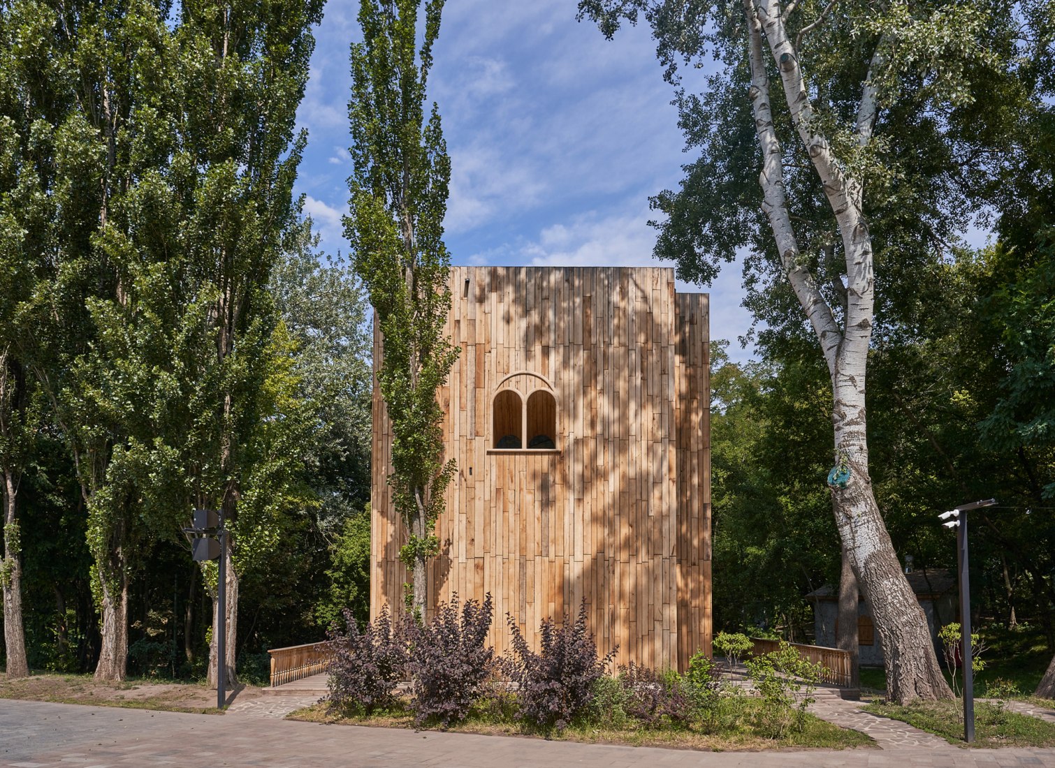 Babyn Yar Synagogue by Manuel Herz. Photograph by Iwan Baan. Image Courtesy of BYHMC