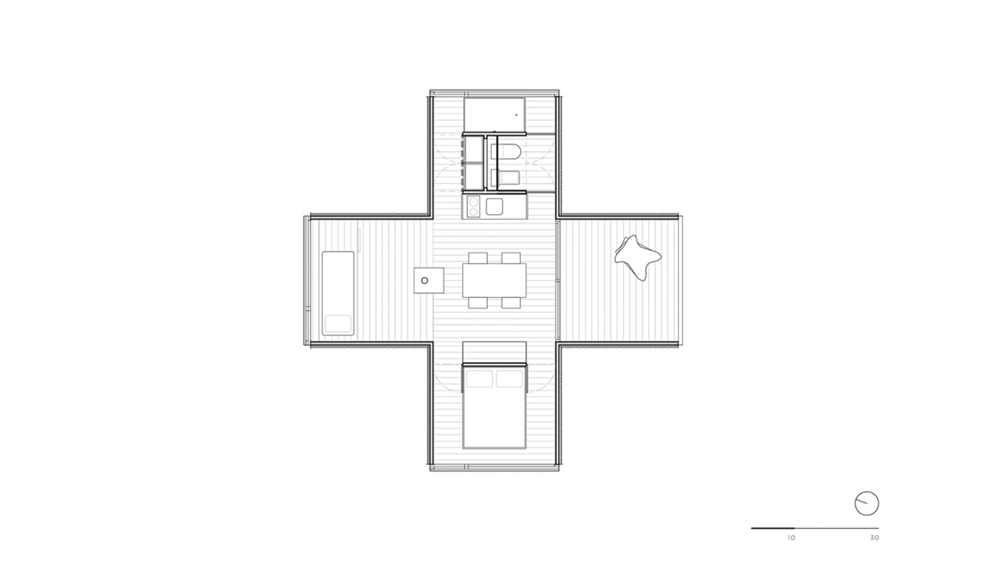Floor plan of MINIMOD I by MAPA.
