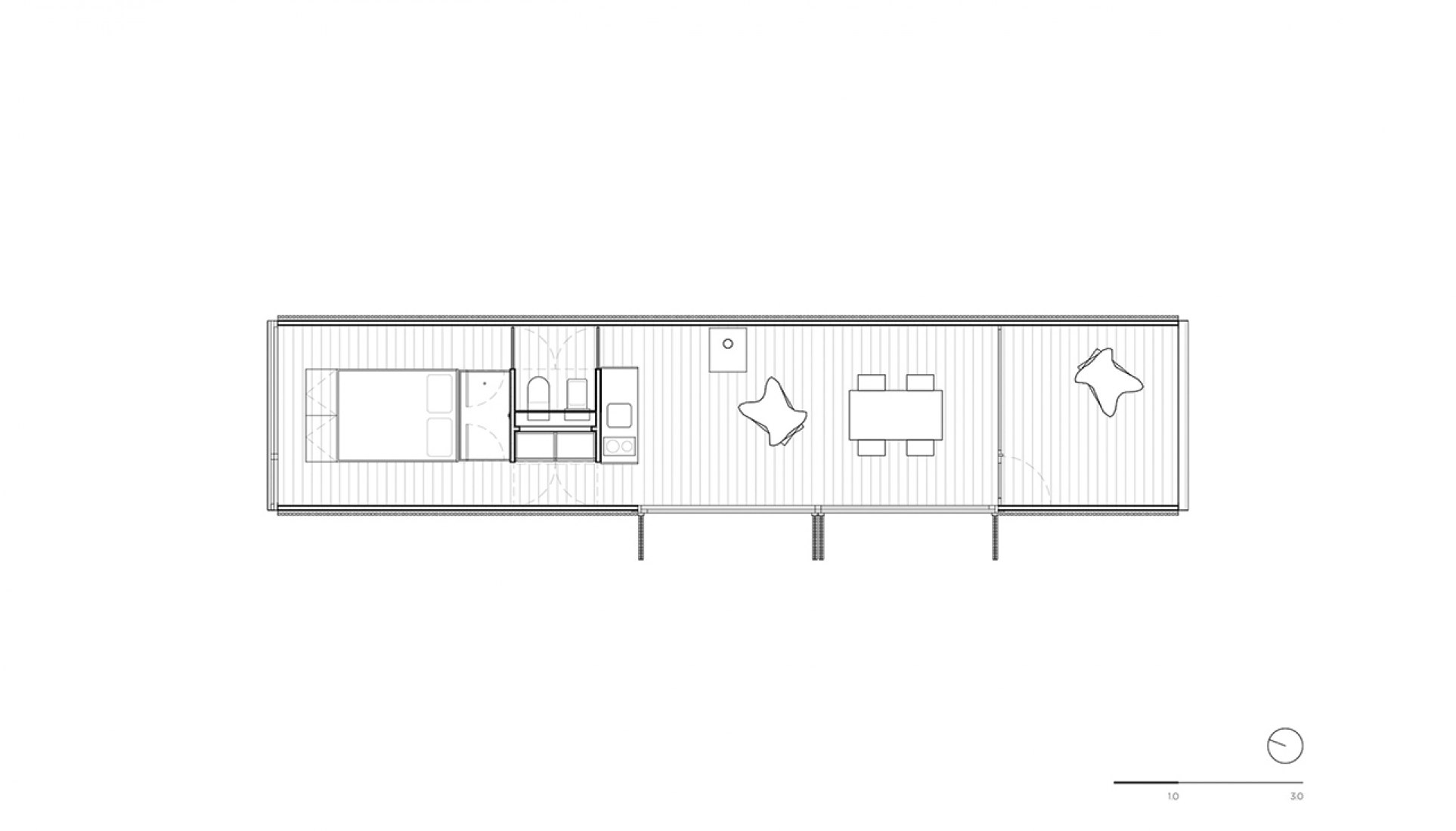 Floor plan of MINIMOD II by MAPA.