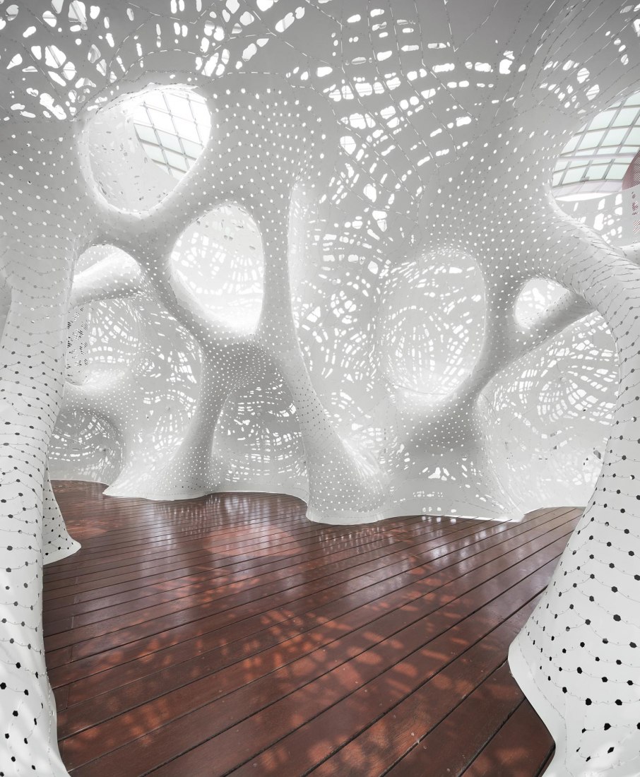 Boolean Operator by Marc Fornes / THEVERYMANY. Photograph by NAARO