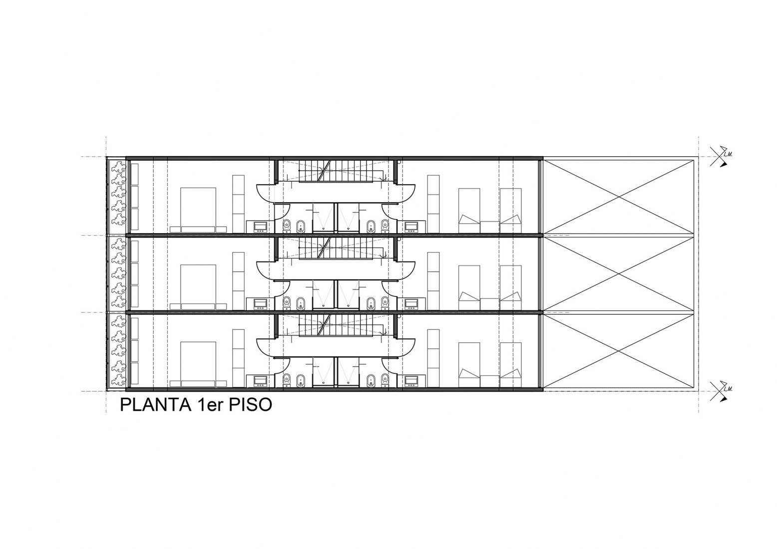 Planta primera. Tríptico por Mariela Marchisio – Cristián Nanzer – Germán Margherit.