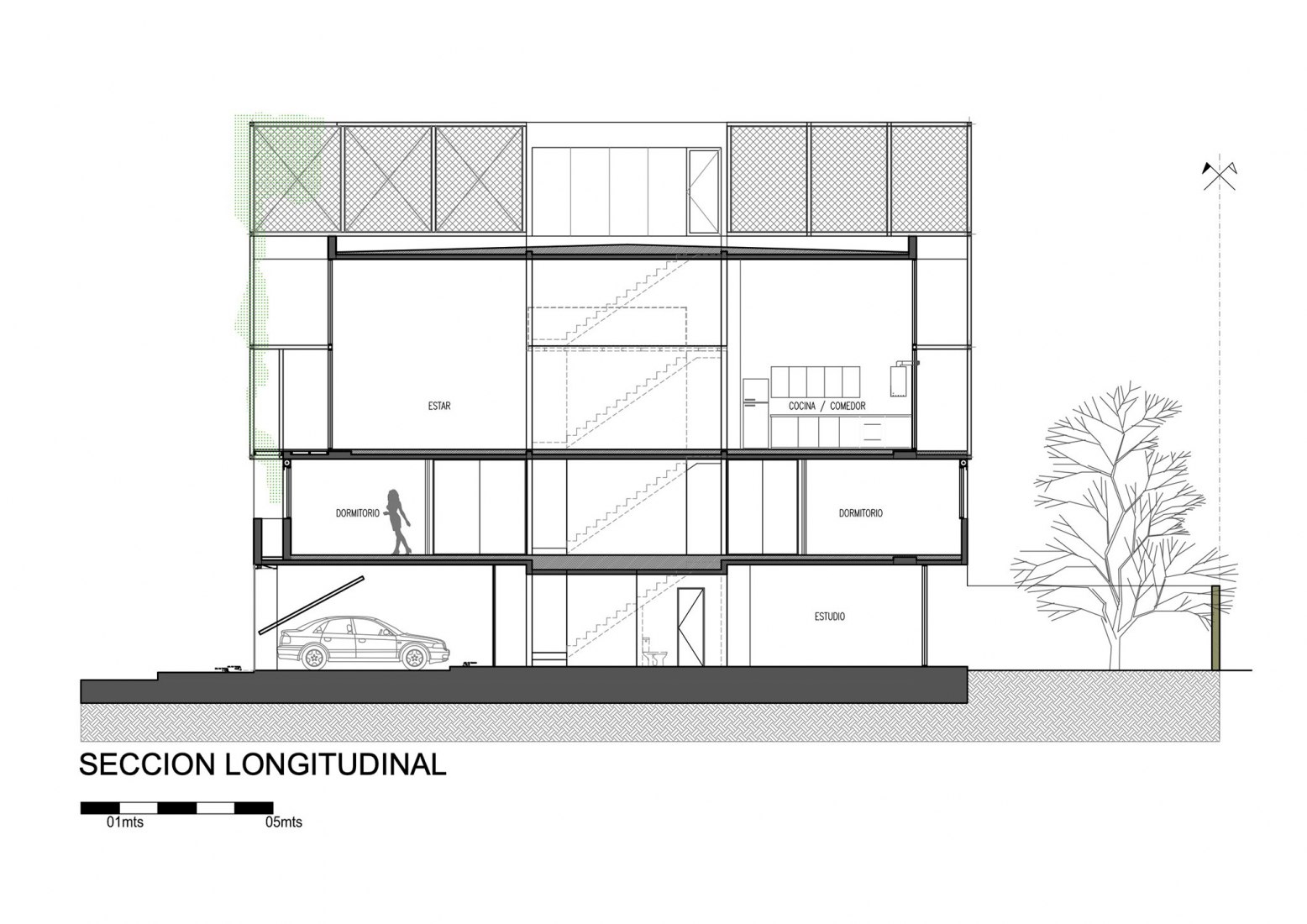 Sección longitudinal. Triptico por Mariela Marchisio – Cristián Nanzer – Germán Margherit.