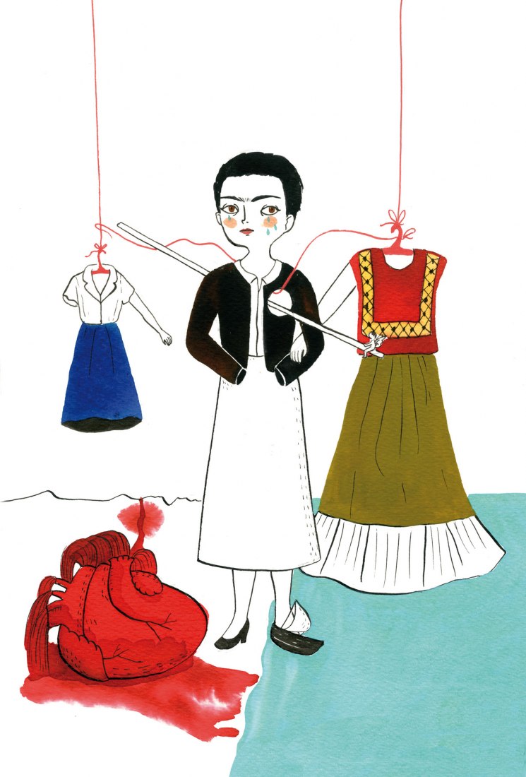 Frida Kahlo. Una biografía. 'Tinta y Sensibilidad' por María Hesse. © Maria Hesse