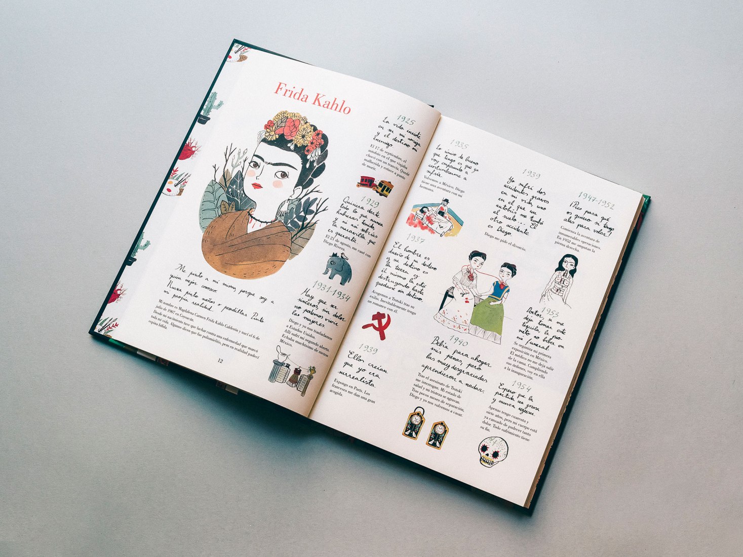 Frida Kahlo. Una biografía. 'Tinta y Sensibilidad' por María Hesse. © Maria Hesse