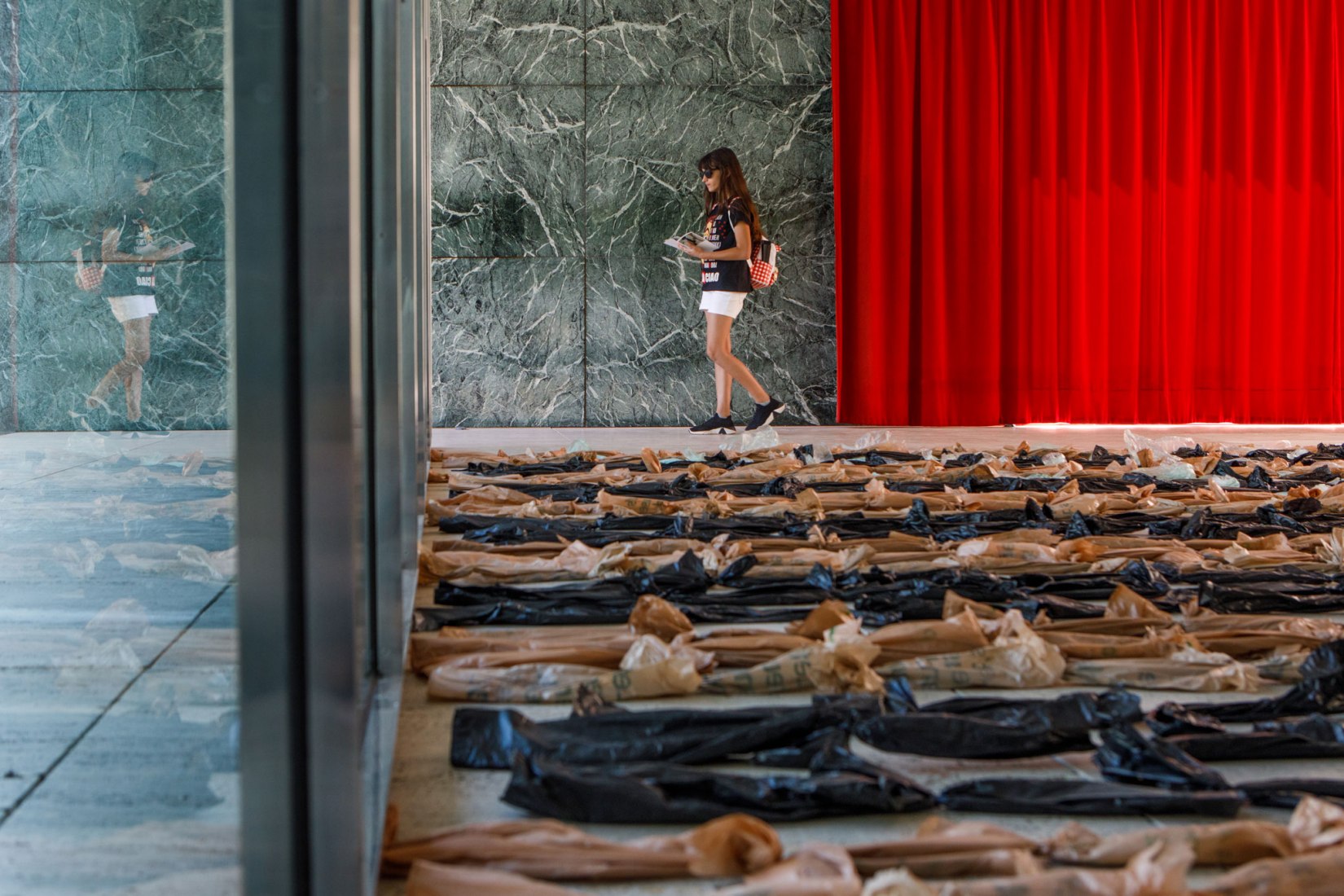 The Cost of Money: Raft, Mark Cottle. Photograph by Anna Mas.