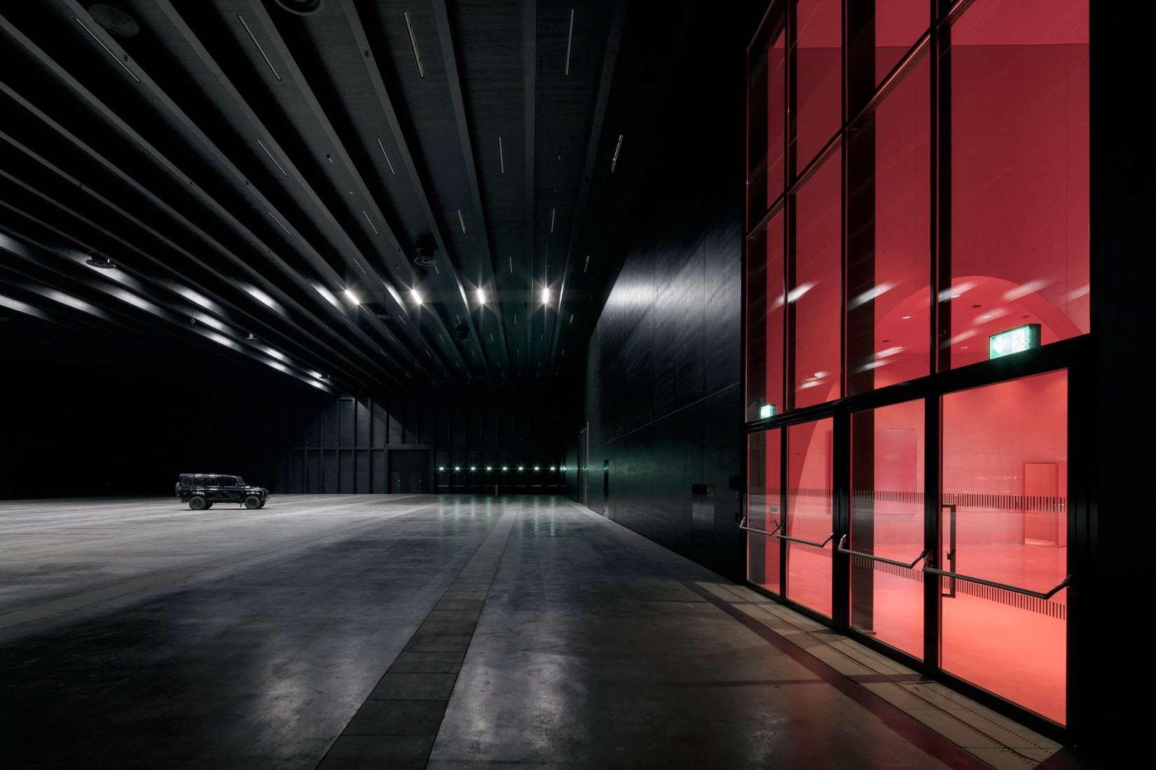 Messe Dornbirn Exhibition Hall by Marte.Marte Architects. Photograph © Zumtobel / Faruk Pinjo