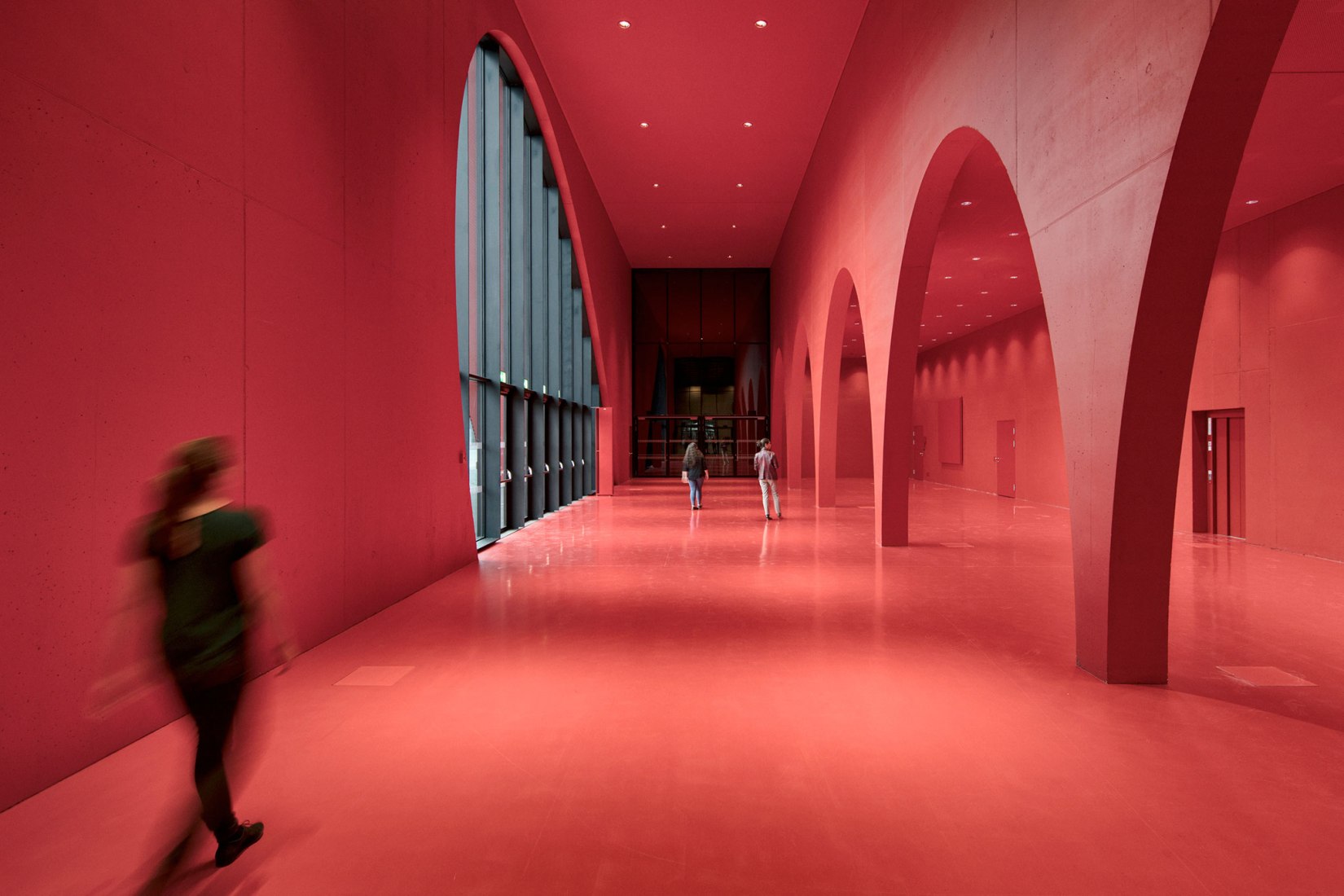 Messe Dornbirn Exhibition Hall by Marte.Marte Architects. Photograph © Zumtobel / Faruk Pinjo