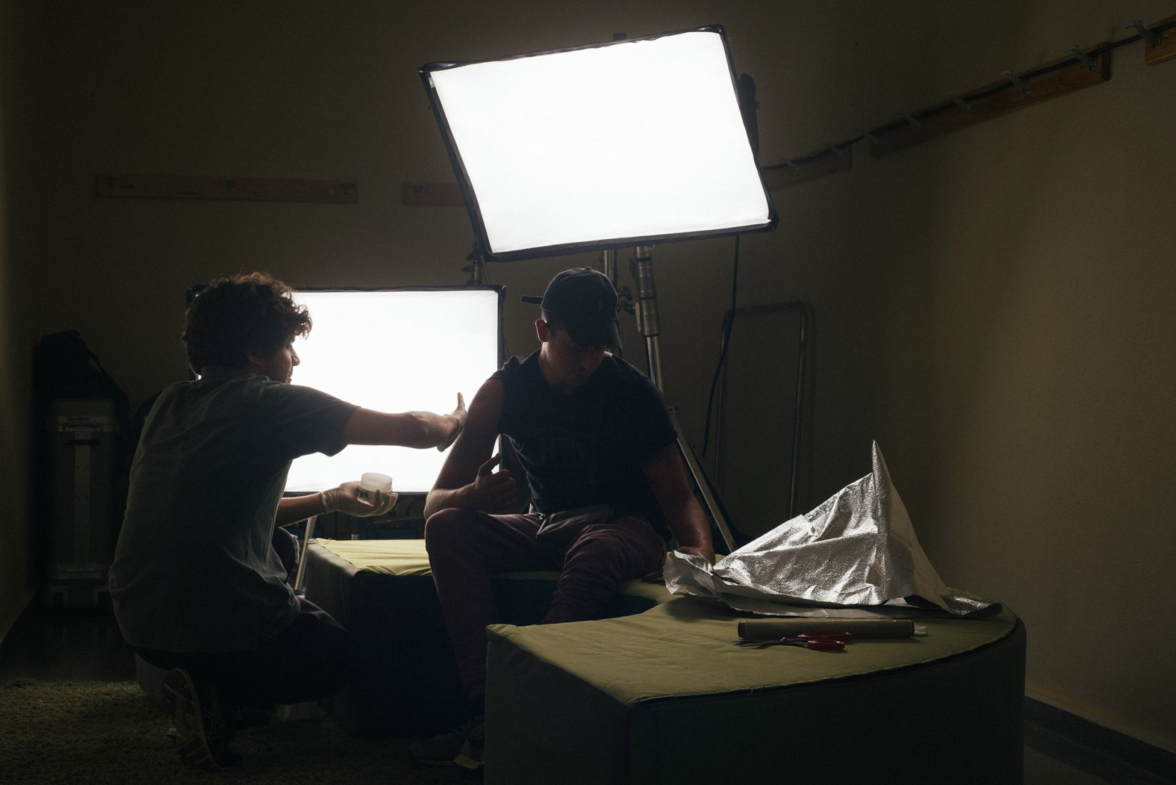 Image of one of the Memento project workshops. Photograph by Jorge Rojas
