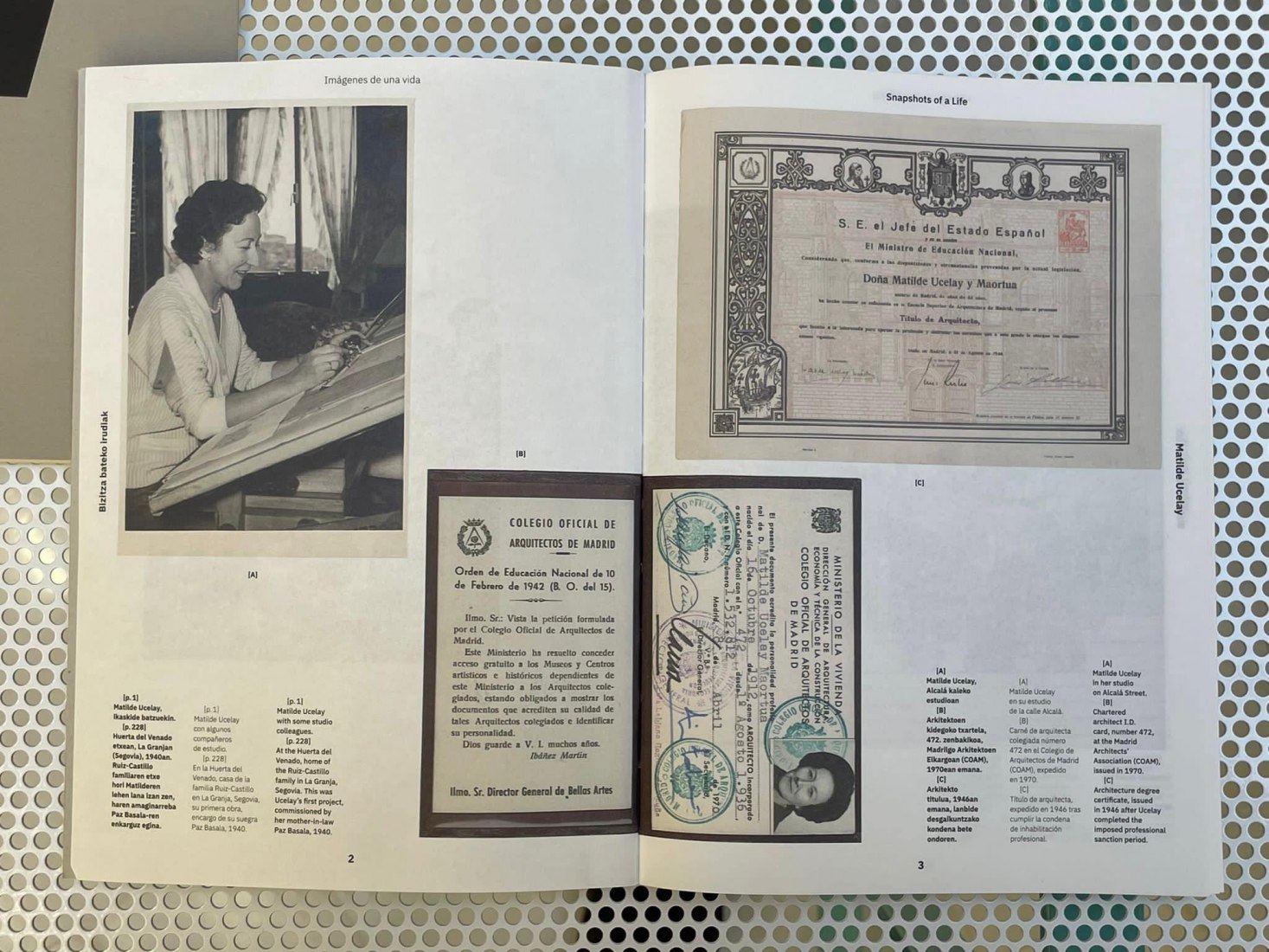 The book dedicated to Matilde Ucelay, the first Spanish architect, sees the light. 