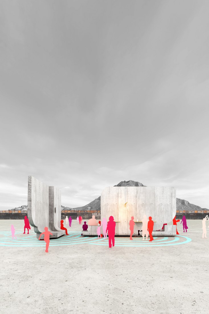 AquíAquí by Matter Design. Renderings by Matter Design