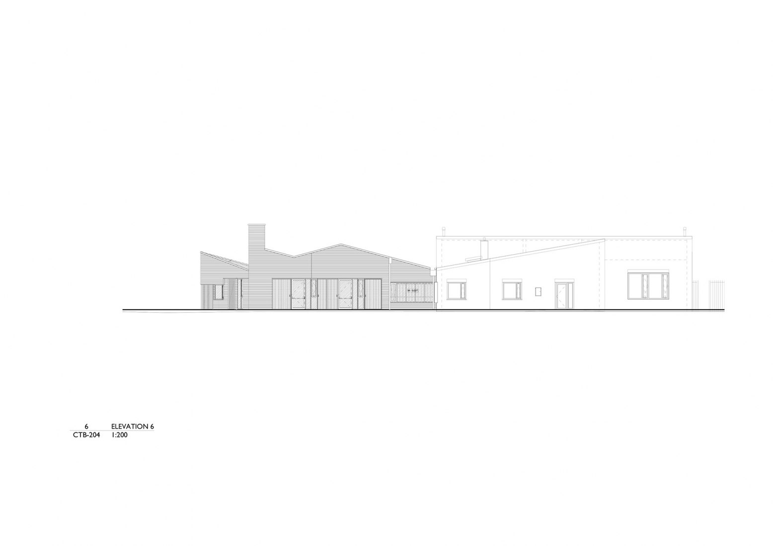 Alzado oeste. Candle Community por McGarry Ní Éanaigh Architects