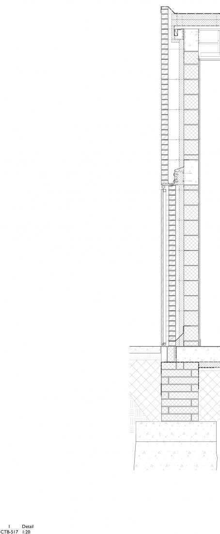 Detalle de cubierta. Candle Community por McGarry Ní Éanaigh Architects