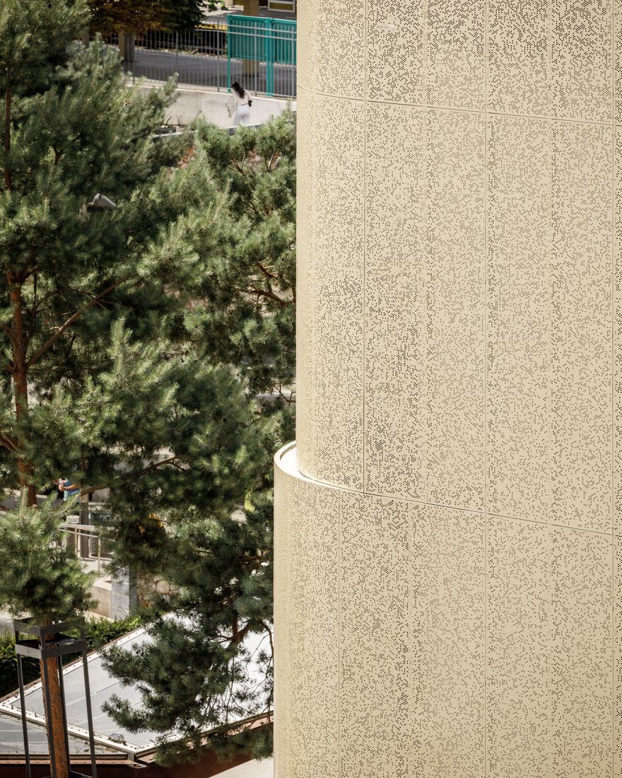 Complejo residencial Bourg-La-Reine por Margot-Duclot Architectes Associés. Fotografía por 11h45.