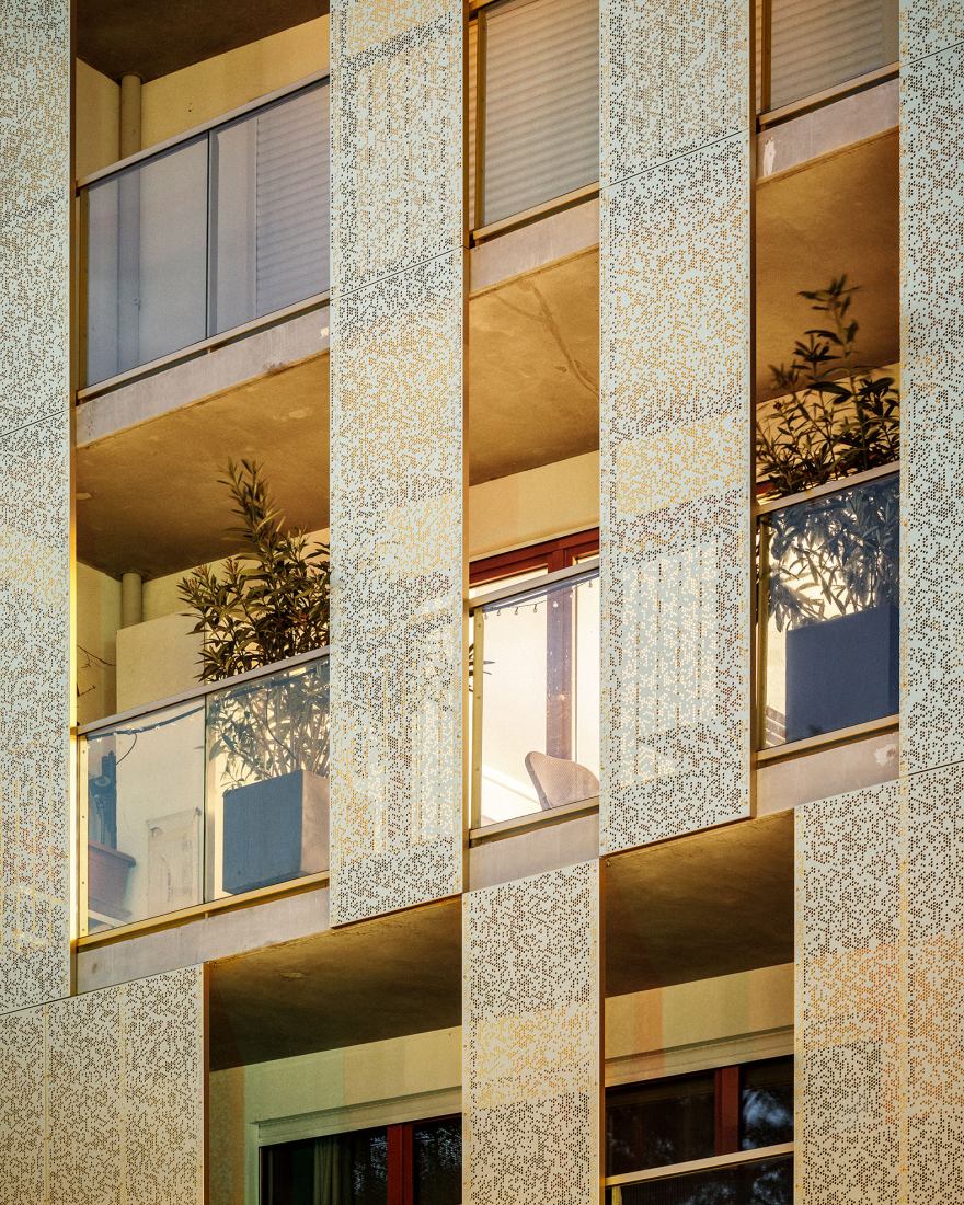 Complejo residencial Bourg-La-Reine por Margot-Duclot Architectes Associés. Fotografía por 11h45.