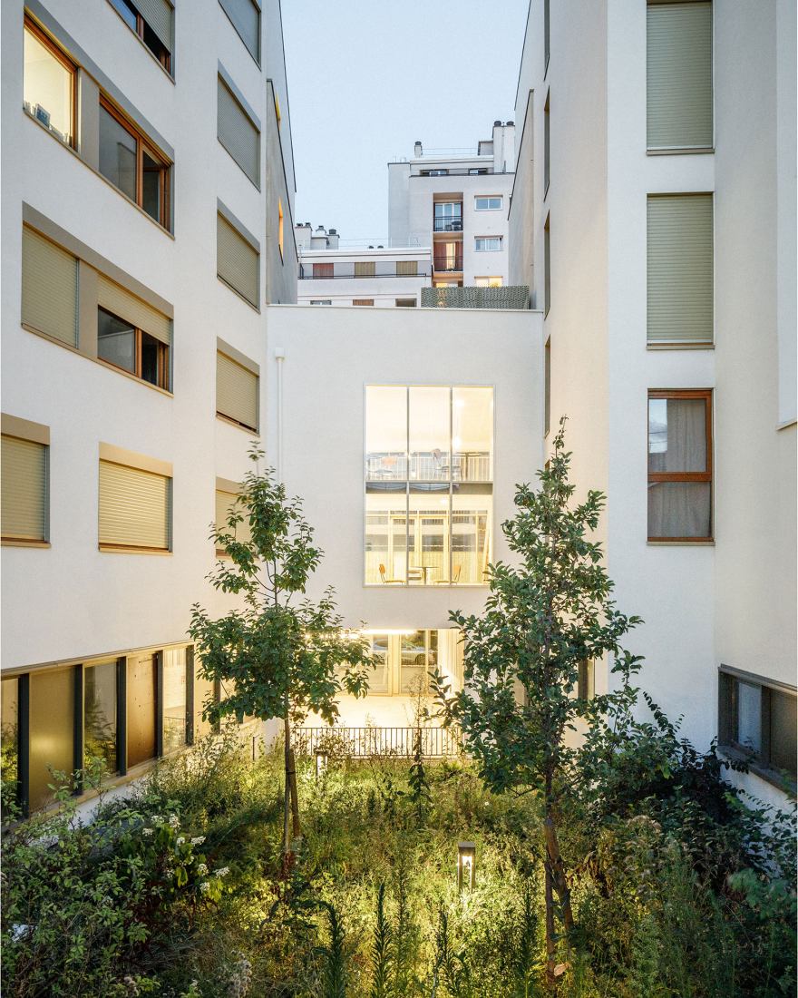 Complejo residencial Bourg-La-Reine por Margot-Duclot Architectes Associés. Fotografía por 11h45.