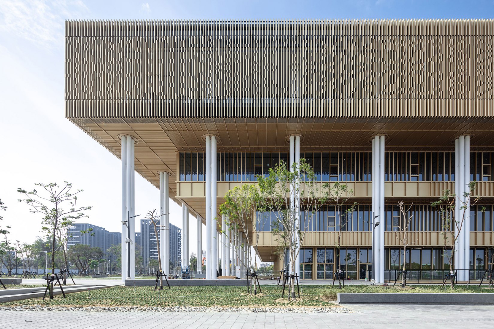 Tainan Public Library by Mecanoo and MAYU Architects. Photograph by Yu-Chen Chao