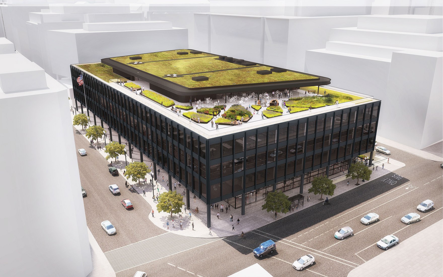 Martin Luther King Jr. Memorial Library Renovation project bMartin Luther King Jr. Memorial Library by Mecanoo and Martinez + Johnson. Image courtesy of mecanoo.