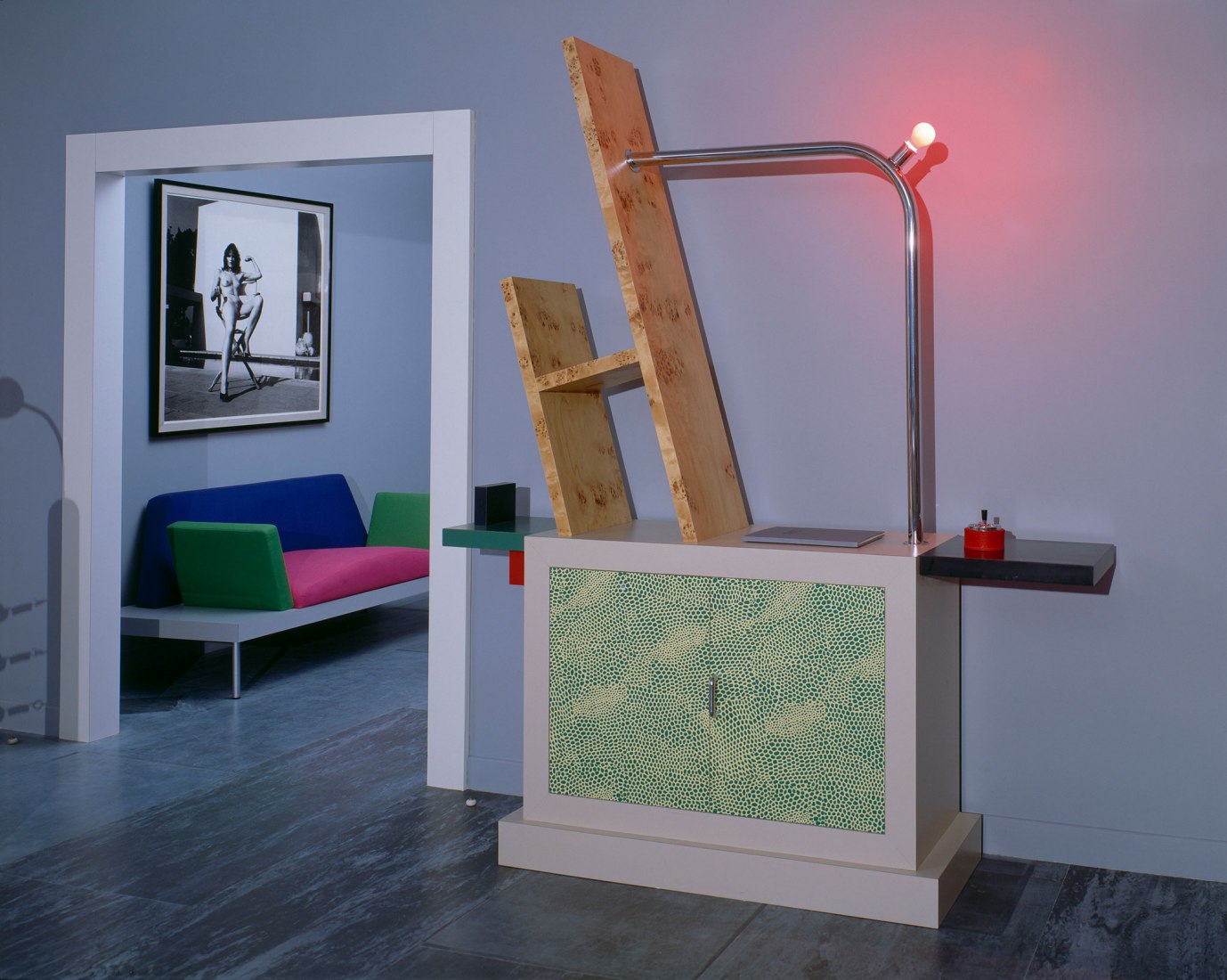 Memphis 40 years of kitsch and elegance at Vitra Design Museum Gallery. Photograph by Jacques Schumacher 