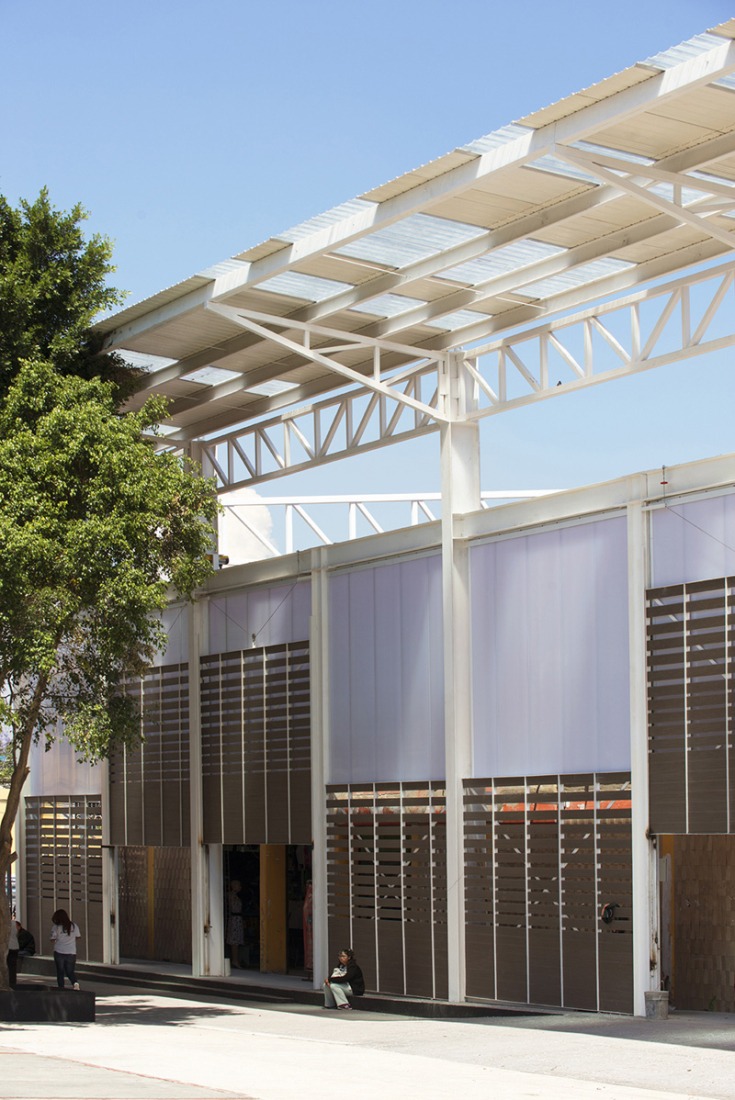 Imagen del exterior. Rehabilitación del Mercado de la Purísima por Bandada Studio. Fotografía © Jaime Navarro.