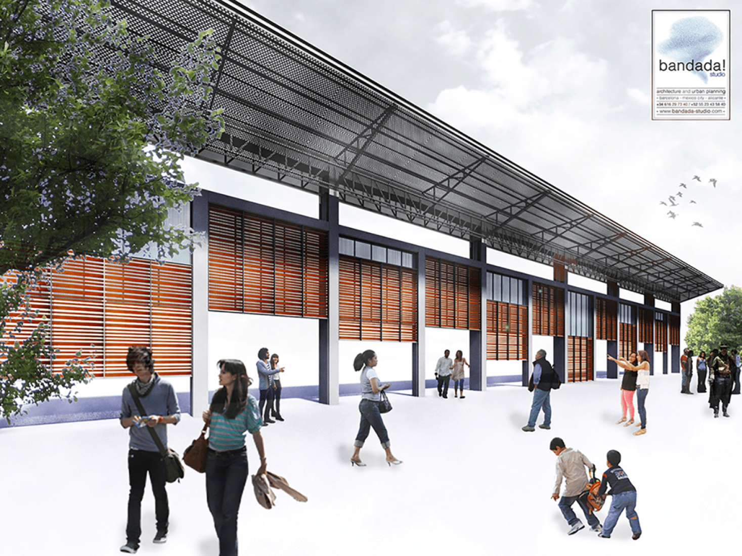 Visualización. Rehabilitación del Mercado de la Purísima por Bandada Studio. 