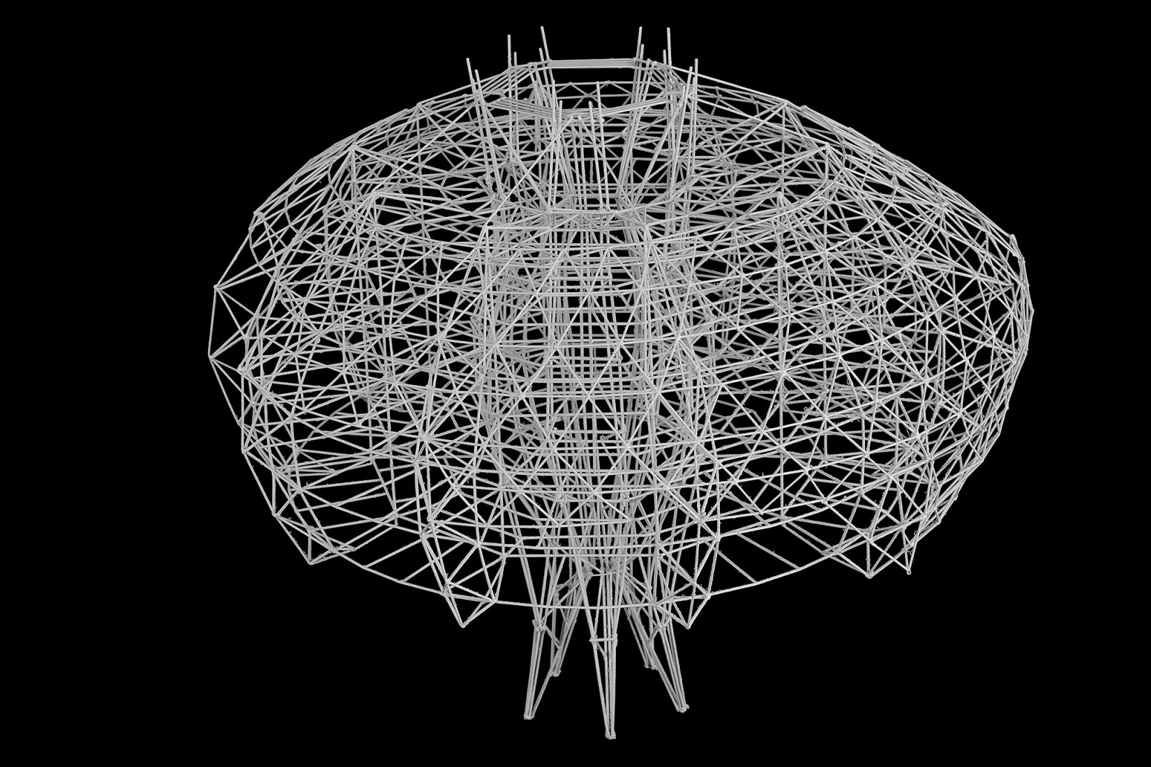 Axo Model. “Il Cielo” (The Sky) iGuzzini headquarters by Josep Mias. Photograph by DEL RIO BANI